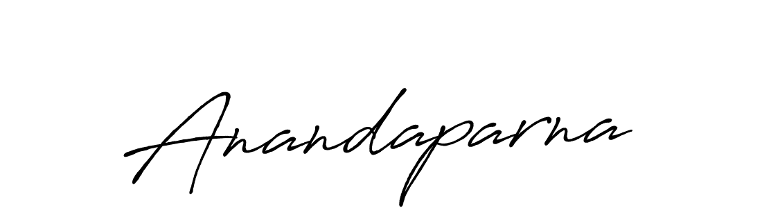 Create a beautiful signature design for name Anandaparna. With this signature (Antro_Vectra_Bolder) fonts, you can make a handwritten signature for free. Anandaparna signature style 7 images and pictures png