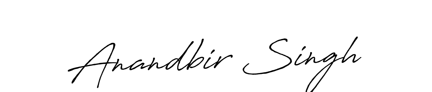 How to make Anandbir Singh signature? Antro_Vectra_Bolder is a professional autograph style. Create handwritten signature for Anandbir Singh name. Anandbir Singh signature style 7 images and pictures png