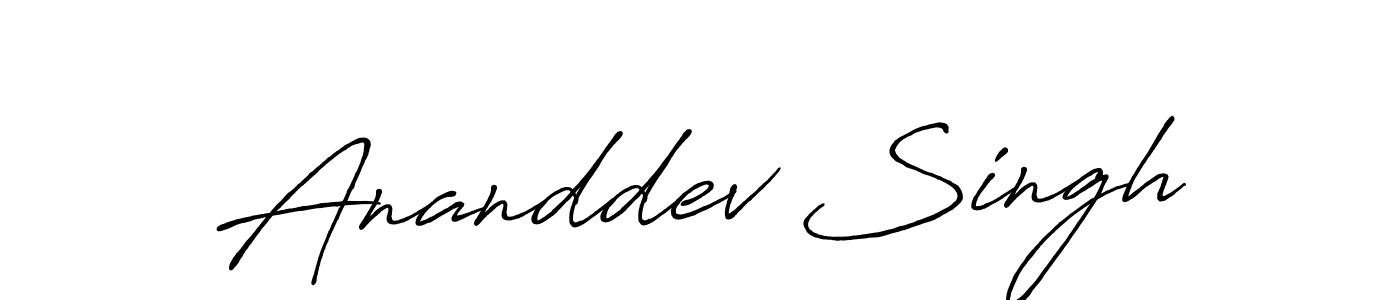 It looks lik you need a new signature style for name Ananddev Singh. Design unique handwritten (Antro_Vectra_Bolder) signature with our free signature maker in just a few clicks. Ananddev Singh signature style 7 images and pictures png
