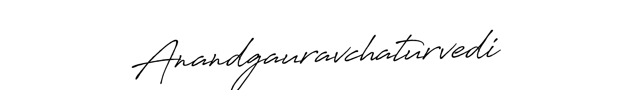 Also we have Anandgauravchaturvedi name is the best signature style. Create professional handwritten signature collection using Antro_Vectra_Bolder autograph style. Anandgauravchaturvedi signature style 7 images and pictures png