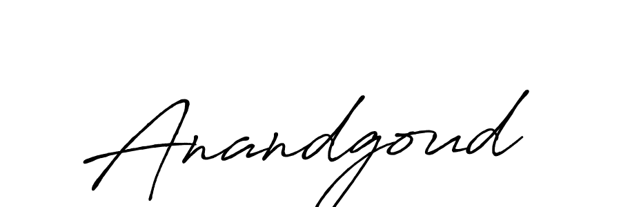 Also You can easily find your signature by using the search form. We will create Anandgoud name handwritten signature images for you free of cost using Antro_Vectra_Bolder sign style. Anandgoud signature style 7 images and pictures png