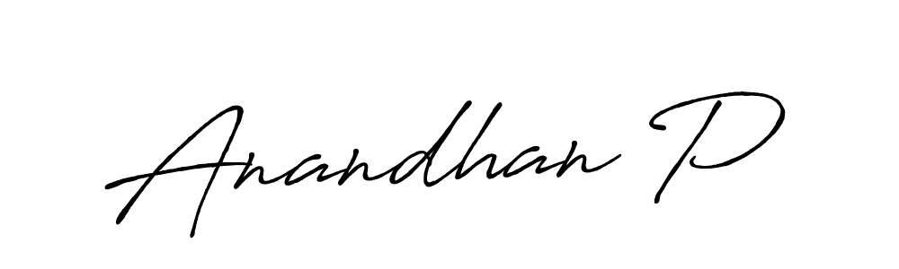 The best way (Antro_Vectra_Bolder) to make a short signature is to pick only two or three words in your name. The name Anandhan P include a total of six letters. For converting this name. Anandhan P signature style 7 images and pictures png