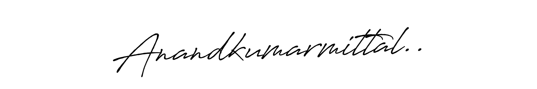 Make a beautiful signature design for name Anandkumarmittal... With this signature (Antro_Vectra_Bolder) style, you can create a handwritten signature for free. Anandkumarmittal.. signature style 7 images and pictures png