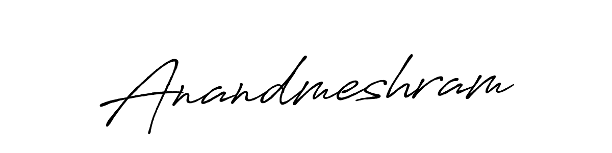 Design your own signature with our free online signature maker. With this signature software, you can create a handwritten (Antro_Vectra_Bolder) signature for name Anandmeshram. Anandmeshram signature style 7 images and pictures png