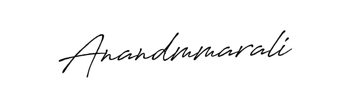 It looks lik you need a new signature style for name Anandmmarali. Design unique handwritten (Antro_Vectra_Bolder) signature with our free signature maker in just a few clicks. Anandmmarali signature style 7 images and pictures png