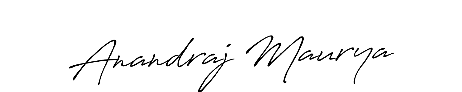 Make a short Anandraj Maurya signature style. Manage your documents anywhere anytime using Antro_Vectra_Bolder. Create and add eSignatures, submit forms, share and send files easily. Anandraj Maurya signature style 7 images and pictures png