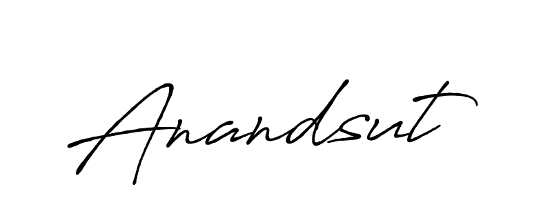 Design your own signature with our free online signature maker. With this signature software, you can create a handwritten (Antro_Vectra_Bolder) signature for name Anandsut. Anandsut signature style 7 images and pictures png