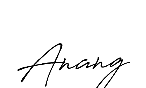 Similarly Antro_Vectra_Bolder is the best handwritten signature design. Signature creator online .You can use it as an online autograph creator for name Anang. Anang signature style 7 images and pictures png