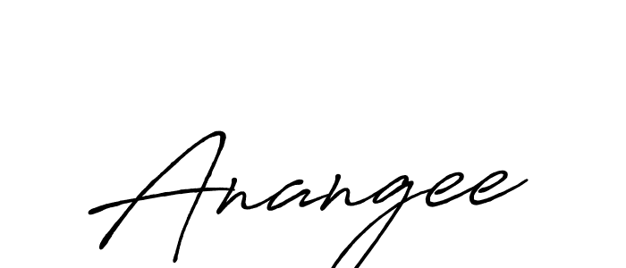 Use a signature maker to create a handwritten signature online. With this signature software, you can design (Antro_Vectra_Bolder) your own signature for name Anangee. Anangee signature style 7 images and pictures png