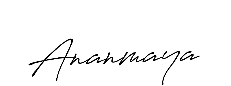 Ananmaya stylish signature style. Best Handwritten Sign (Antro_Vectra_Bolder) for my name. Handwritten Signature Collection Ideas for my name Ananmaya. Ananmaya signature style 7 images and pictures png
