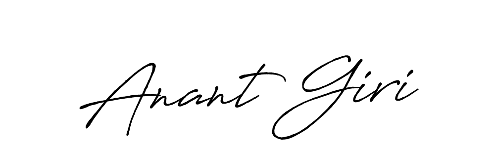 It looks lik you need a new signature style for name Anant Giri. Design unique handwritten (Antro_Vectra_Bolder) signature with our free signature maker in just a few clicks. Anant Giri signature style 7 images and pictures png