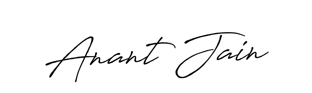 Antro_Vectra_Bolder is a professional signature style that is perfect for those who want to add a touch of class to their signature. It is also a great choice for those who want to make their signature more unique. Get Anant Jain name to fancy signature for free. Anant Jain signature style 7 images and pictures png