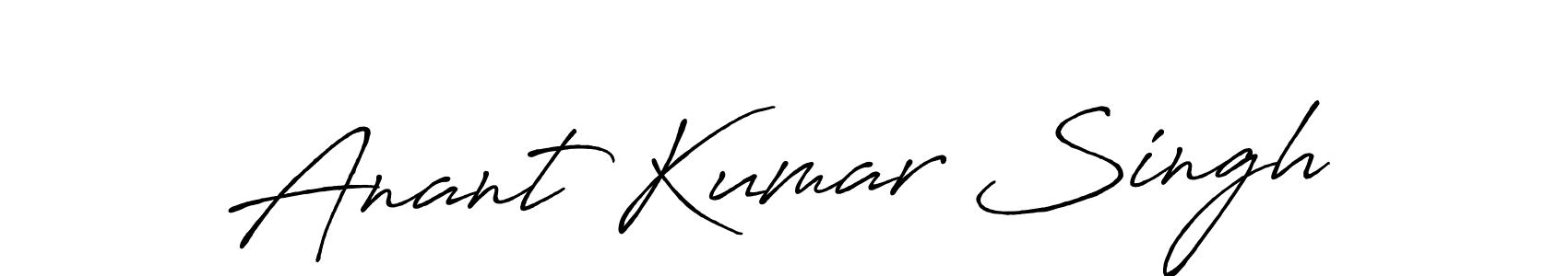 Make a beautiful signature design for name Anant Kumar Singh. Use this online signature maker to create a handwritten signature for free. Anant Kumar Singh signature style 7 images and pictures png