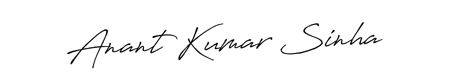 Once you've used our free online signature maker to create your best signature Antro_Vectra_Bolder style, it's time to enjoy all of the benefits that Anant Kumar Sinha name signing documents. Anant Kumar Sinha signature style 7 images and pictures png