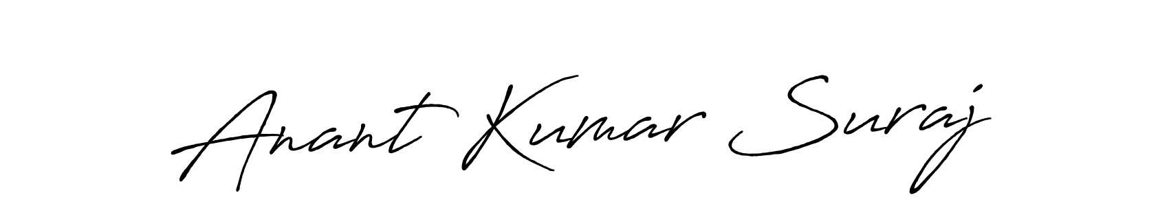 This is the best signature style for the Anant Kumar Suraj name. Also you like these signature font (Antro_Vectra_Bolder). Mix name signature. Anant Kumar Suraj signature style 7 images and pictures png