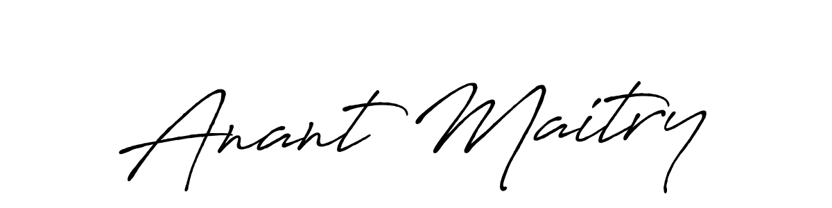 How to Draw Anant Maitry signature style? Antro_Vectra_Bolder is a latest design signature styles for name Anant Maitry. Anant Maitry signature style 7 images and pictures png
