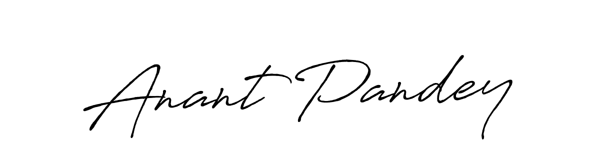 Make a beautiful signature design for name Anant Pandey. Use this online signature maker to create a handwritten signature for free. Anant Pandey signature style 7 images and pictures png
