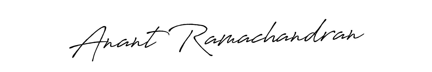 How to make Anant Ramachandran signature? Antro_Vectra_Bolder is a professional autograph style. Create handwritten signature for Anant Ramachandran name. Anant Ramachandran signature style 7 images and pictures png