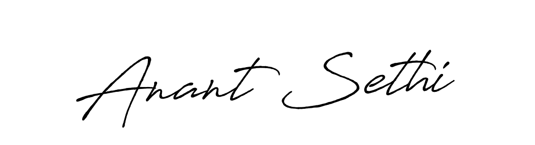 Best and Professional Signature Style for Anant Sethi. Antro_Vectra_Bolder Best Signature Style Collection. Anant Sethi signature style 7 images and pictures png