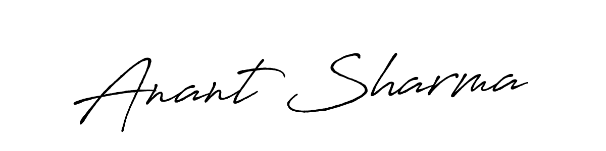 How to Draw Anant Sharma signature style? Antro_Vectra_Bolder is a latest design signature styles for name Anant Sharma. Anant Sharma signature style 7 images and pictures png