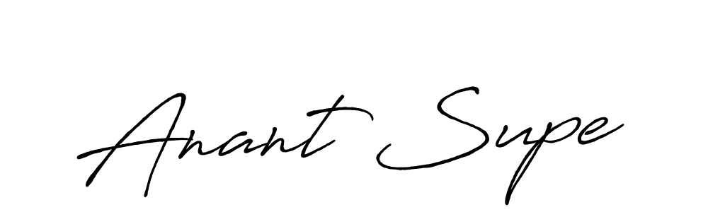 Make a beautiful signature design for name Anant Supe. Use this online signature maker to create a handwritten signature for free. Anant Supe signature style 7 images and pictures png