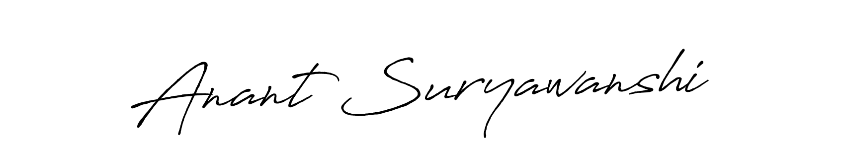 It looks lik you need a new signature style for name Anant Suryawanshi. Design unique handwritten (Antro_Vectra_Bolder) signature with our free signature maker in just a few clicks. Anant Suryawanshi signature style 7 images and pictures png