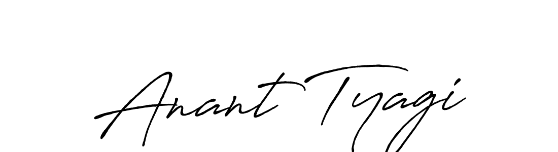 The best way (Antro_Vectra_Bolder) to make a short signature is to pick only two or three words in your name. The name Anant Tyagi include a total of six letters. For converting this name. Anant Tyagi signature style 7 images and pictures png
