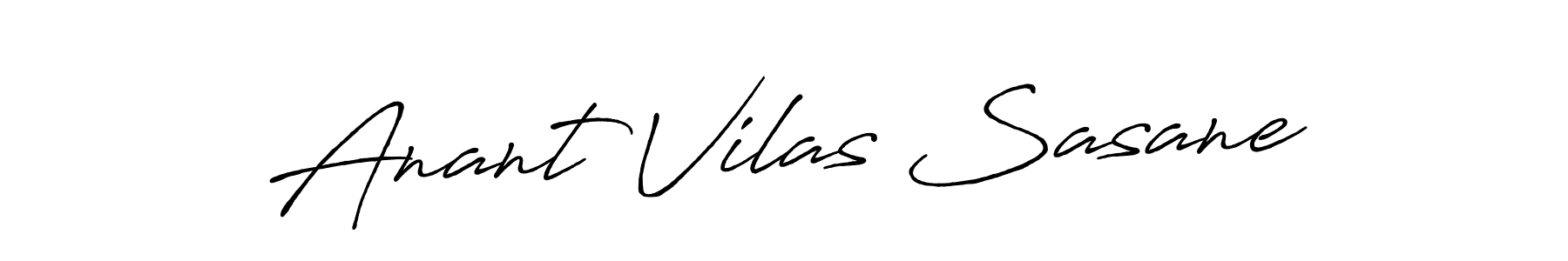 Make a beautiful signature design for name Anant Vilas Sasane. With this signature (Antro_Vectra_Bolder) style, you can create a handwritten signature for free. Anant Vilas Sasane signature style 7 images and pictures png