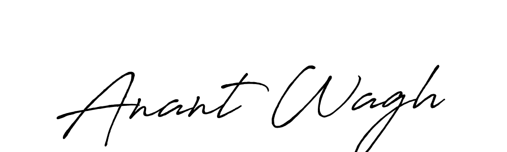 Also You can easily find your signature by using the search form. We will create Anant Wagh name handwritten signature images for you free of cost using Antro_Vectra_Bolder sign style. Anant Wagh signature style 7 images and pictures png