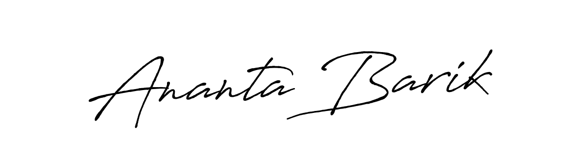 Here are the top 10 professional signature styles for the name Ananta Barik. These are the best autograph styles you can use for your name. Ananta Barik signature style 7 images and pictures png