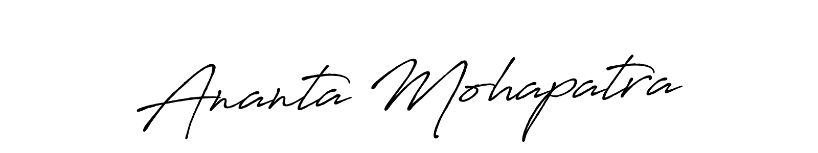 The best way (Antro_Vectra_Bolder) to make a short signature is to pick only two or three words in your name. The name Ananta Mohapatra include a total of six letters. For converting this name. Ananta Mohapatra signature style 7 images and pictures png