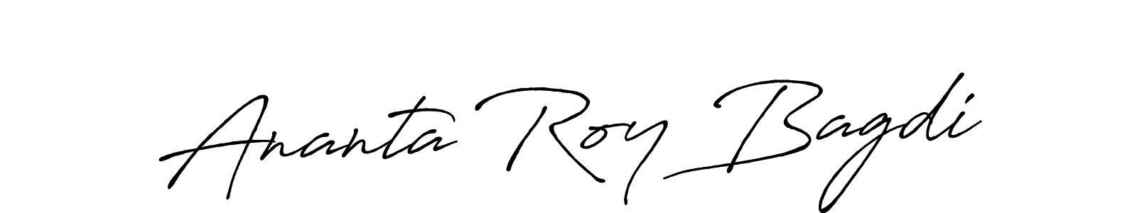 Ananta Roy Bagdi stylish signature style. Best Handwritten Sign (Antro_Vectra_Bolder) for my name. Handwritten Signature Collection Ideas for my name Ananta Roy Bagdi. Ananta Roy Bagdi signature style 7 images and pictures png