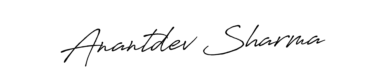 The best way (Antro_Vectra_Bolder) to make a short signature is to pick only two or three words in your name. The name Anantdev Sharma include a total of six letters. For converting this name. Anantdev Sharma signature style 7 images and pictures png
