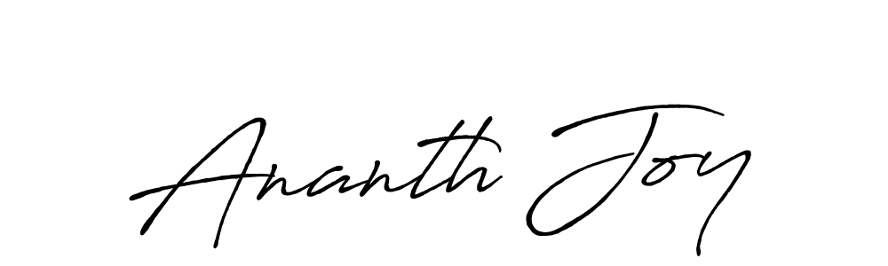 Create a beautiful signature design for name Ananth Joy. With this signature (Antro_Vectra_Bolder) fonts, you can make a handwritten signature for free. Ananth Joy signature style 7 images and pictures png