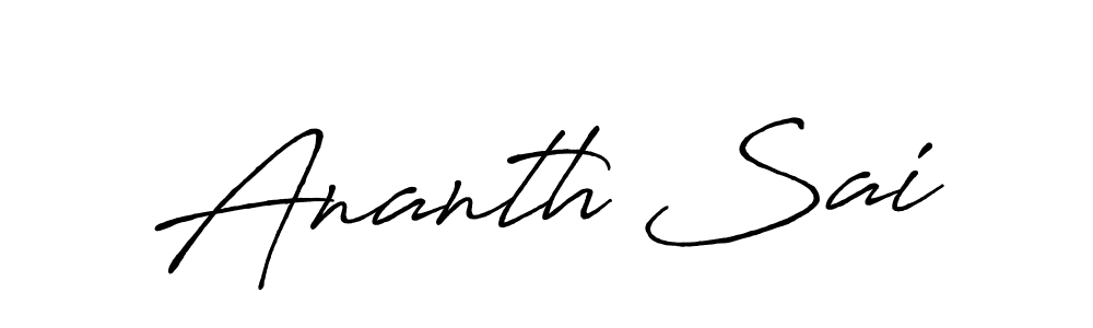 Best and Professional Signature Style for Ananth Sai. Antro_Vectra_Bolder Best Signature Style Collection. Ananth Sai signature style 7 images and pictures png