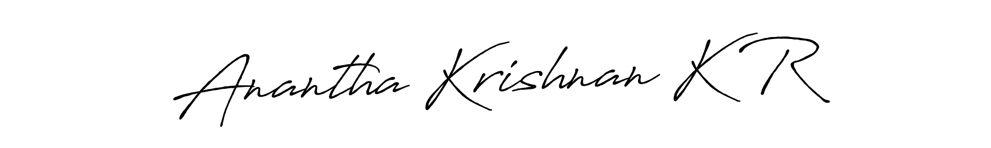 How to Draw Anantha Krishnan K R signature style? Antro_Vectra_Bolder is a latest design signature styles for name Anantha Krishnan K R. Anantha Krishnan K R signature style 7 images and pictures png