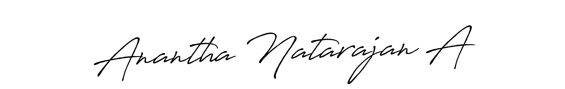 This is the best signature style for the Anantha Natarajan A name. Also you like these signature font (Antro_Vectra_Bolder). Mix name signature. Anantha Natarajan A signature style 7 images and pictures png