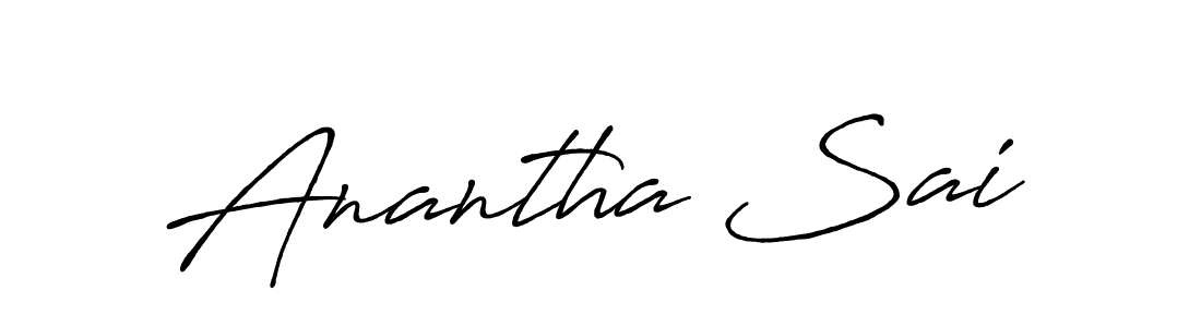 It looks lik you need a new signature style for name Anantha Sai. Design unique handwritten (Antro_Vectra_Bolder) signature with our free signature maker in just a few clicks. Anantha Sai signature style 7 images and pictures png
