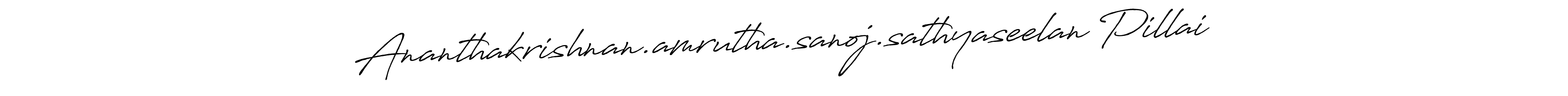 This is the best signature style for the Ananthakrishnan.amrutha.sanoj.sathyaseelan Pillai name. Also you like these signature font (Antro_Vectra_Bolder). Mix name signature. Ananthakrishnan.amrutha.sanoj.sathyaseelan Pillai signature style 7 images and pictures png