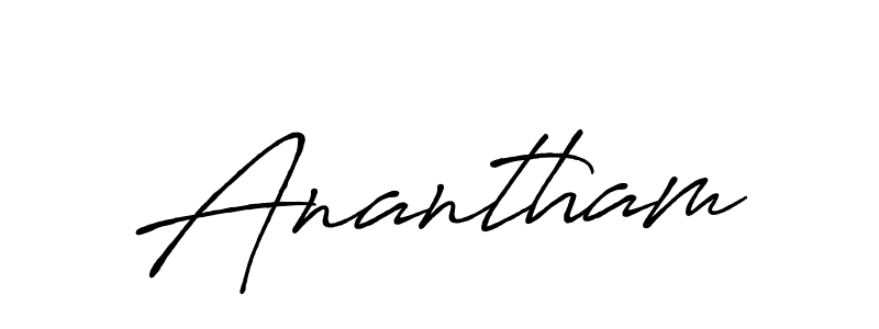 Also You can easily find your signature by using the search form. We will create Anantham name handwritten signature images for you free of cost using Antro_Vectra_Bolder sign style. Anantham signature style 7 images and pictures png