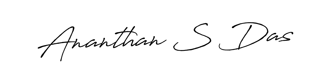 Here are the top 10 professional signature styles for the name Ananthan S Das. These are the best autograph styles you can use for your name. Ananthan S Das signature style 7 images and pictures png