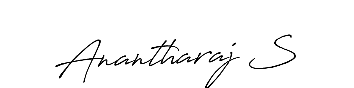 You can use this online signature creator to create a handwritten signature for the name Anantharaj S. This is the best online autograph maker. Anantharaj S signature style 7 images and pictures png