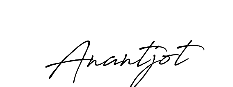 Use a signature maker to create a handwritten signature online. With this signature software, you can design (Antro_Vectra_Bolder) your own signature for name Anantjot. Anantjot signature style 7 images and pictures png
