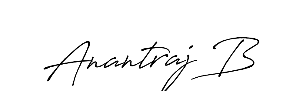 Make a beautiful signature design for name Anantraj B. Use this online signature maker to create a handwritten signature for free. Anantraj B signature style 7 images and pictures png