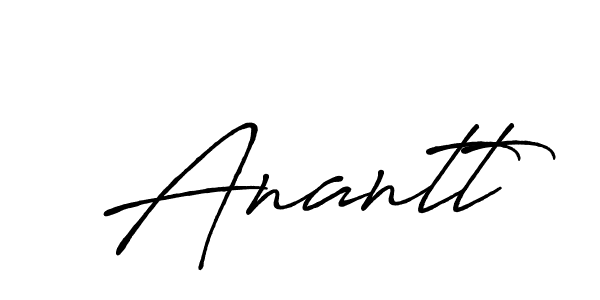 Make a beautiful signature design for name Anantt. Use this online signature maker to create a handwritten signature for free. Anantt signature style 7 images and pictures png