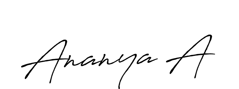 You can use this online signature creator to create a handwritten signature for the name Ananya A. This is the best online autograph maker. Ananya A signature style 7 images and pictures png