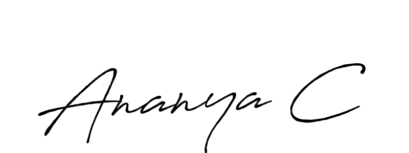 Make a beautiful signature design for name Ananya C. Use this online signature maker to create a handwritten signature for free. Ananya C signature style 7 images and pictures png