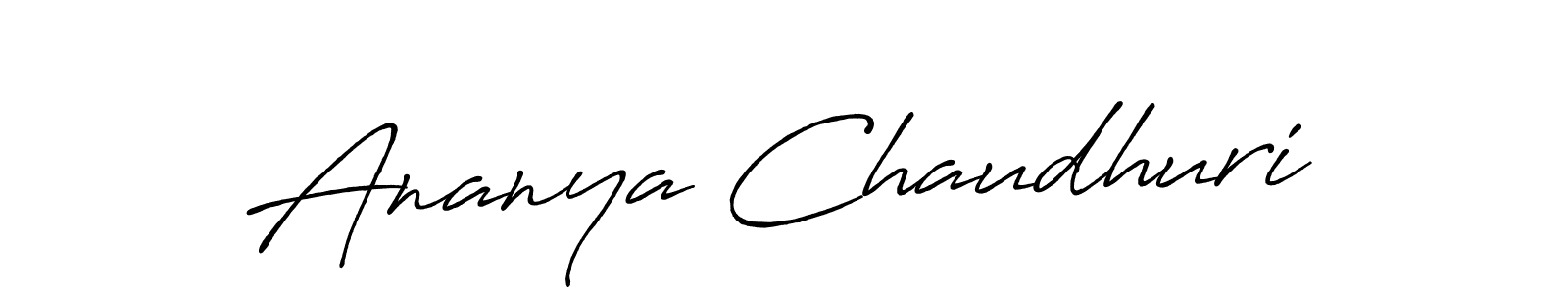 The best way (Antro_Vectra_Bolder) to make a short signature is to pick only two or three words in your name. The name Ananya Chaudhuri include a total of six letters. For converting this name. Ananya Chaudhuri signature style 7 images and pictures png