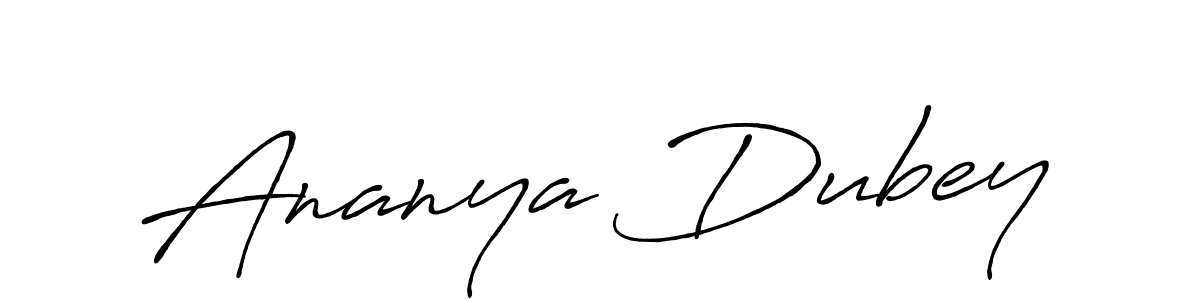 Antro_Vectra_Bolder is a professional signature style that is perfect for those who want to add a touch of class to their signature. It is also a great choice for those who want to make their signature more unique. Get Ananya Dubey name to fancy signature for free. Ananya Dubey signature style 7 images and pictures png
