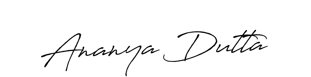 It looks lik you need a new signature style for name Ananya Dutta. Design unique handwritten (Antro_Vectra_Bolder) signature with our free signature maker in just a few clicks. Ananya Dutta signature style 7 images and pictures png